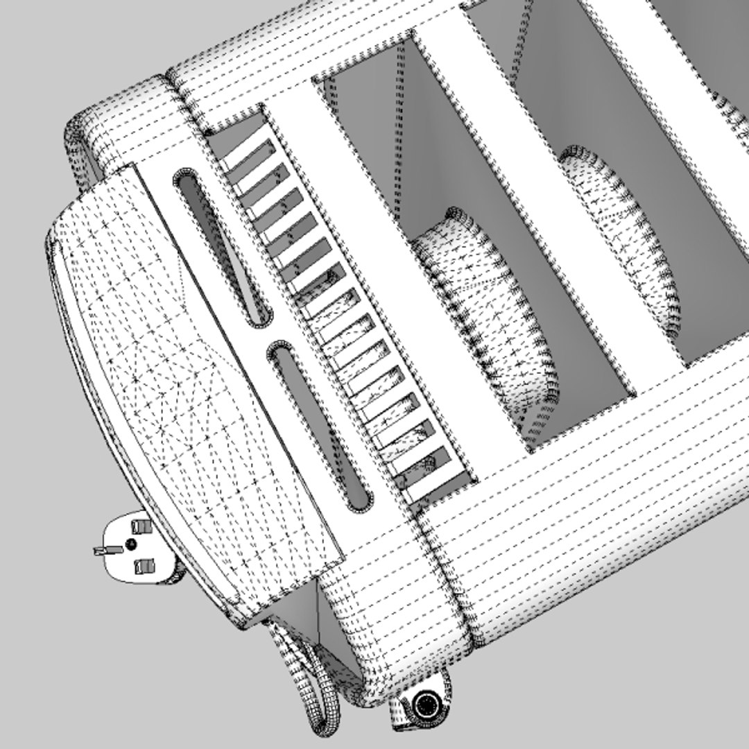 portable heater 3d obj