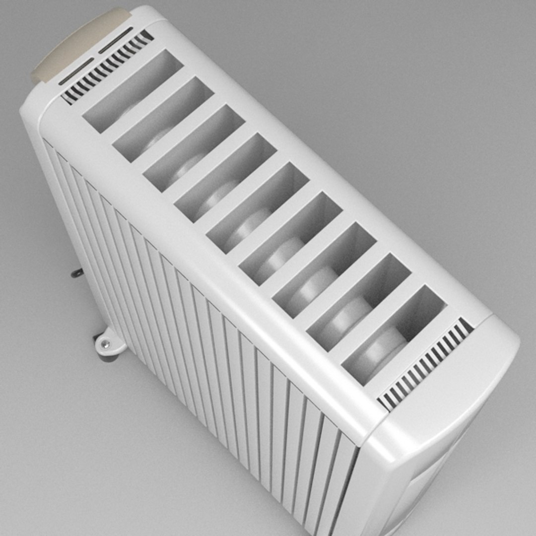 portable heater 3d obj