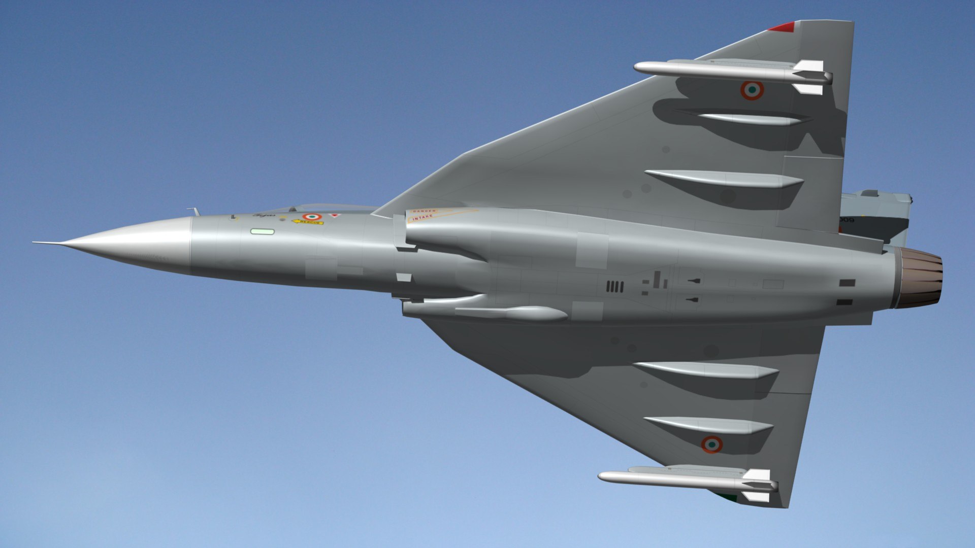Hal Tejas Model - TurboSquid 1788652