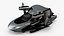 Concept Futuristic Flying Car Rigged for Maya
