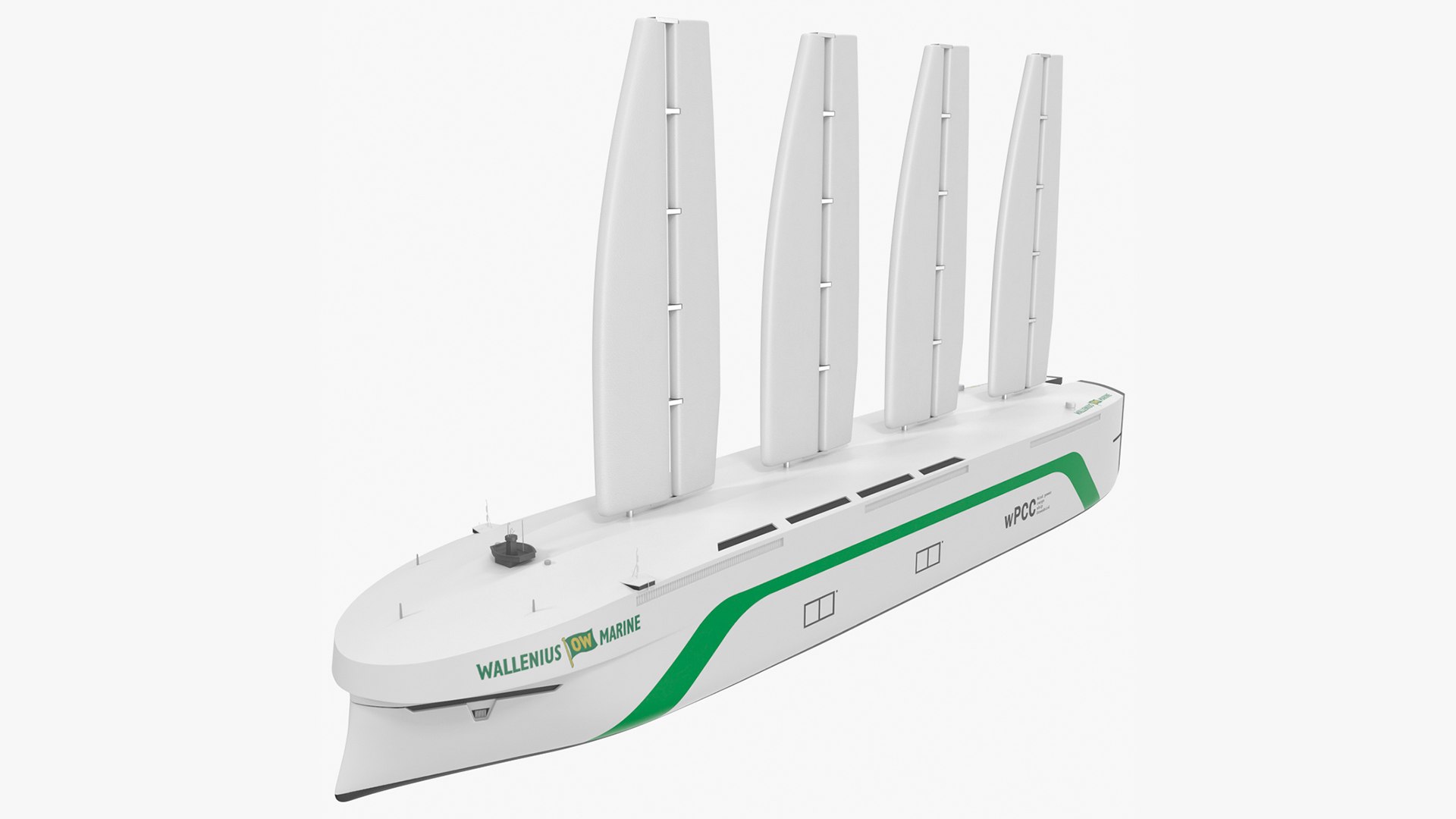Wallenius Marine Oceanbird Ship 3D model preview