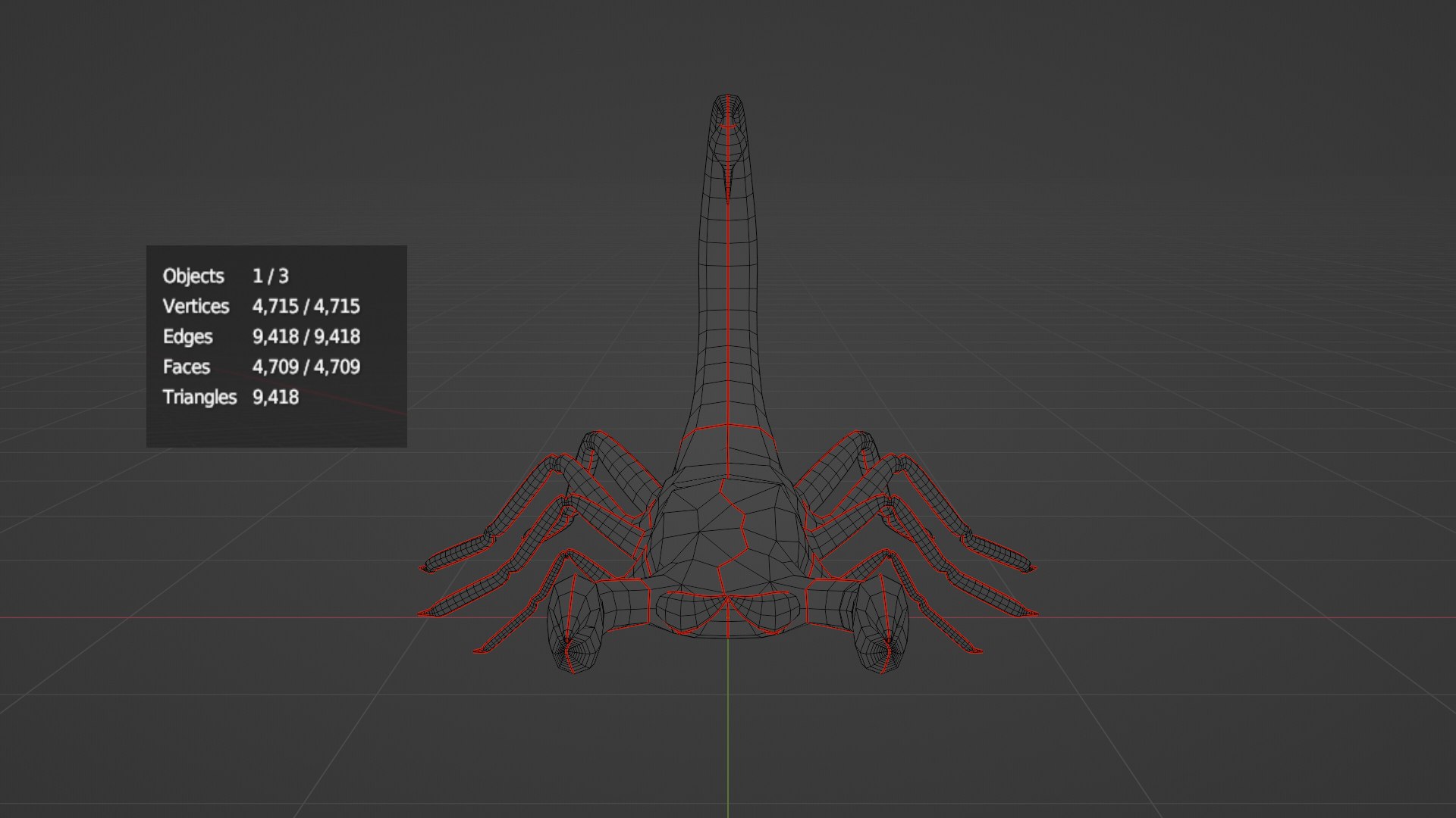 Low Poly Rigged Scorpion 3D - TurboSquid 2010419