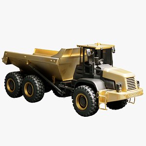3D High quality Heavy Industrial Truck Models