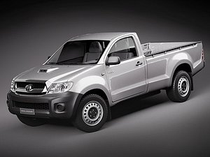 3dsmax toyota hilux single cab