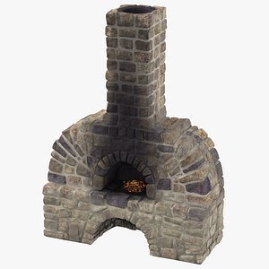 blacksmith s furnace 01 3d model