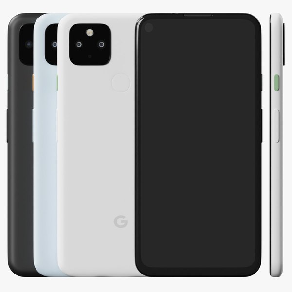 Google Pixel 4a 5G All Colors 3D - TurboSquid 2064402