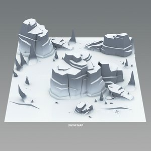 snow cliffs 3D