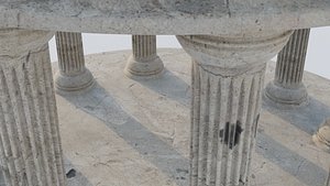 3D RomanGreek Style Colonnade