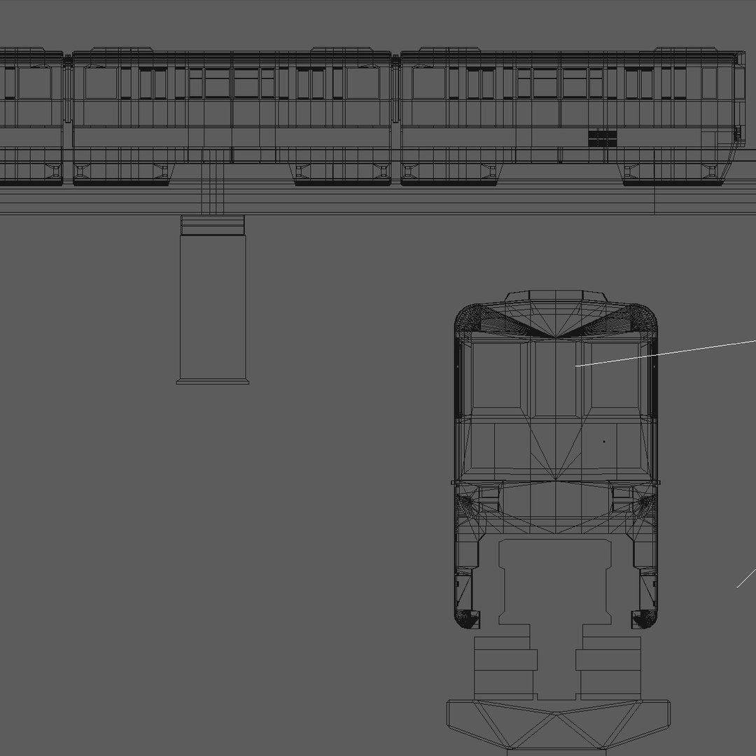 Monorail 4 3d C4d