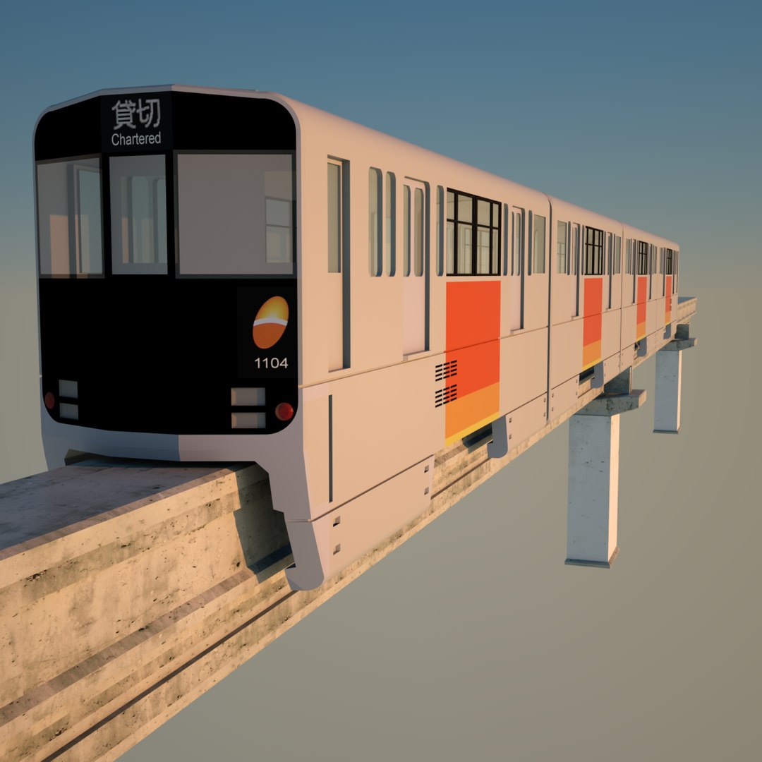 Monorail 4 3d C4d