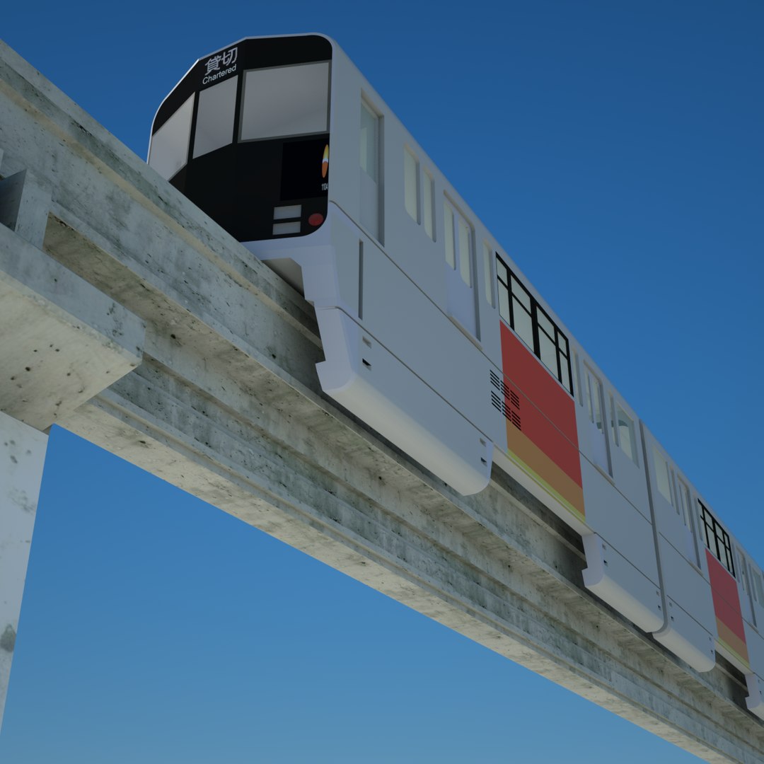 Monorail 4 3d C4d