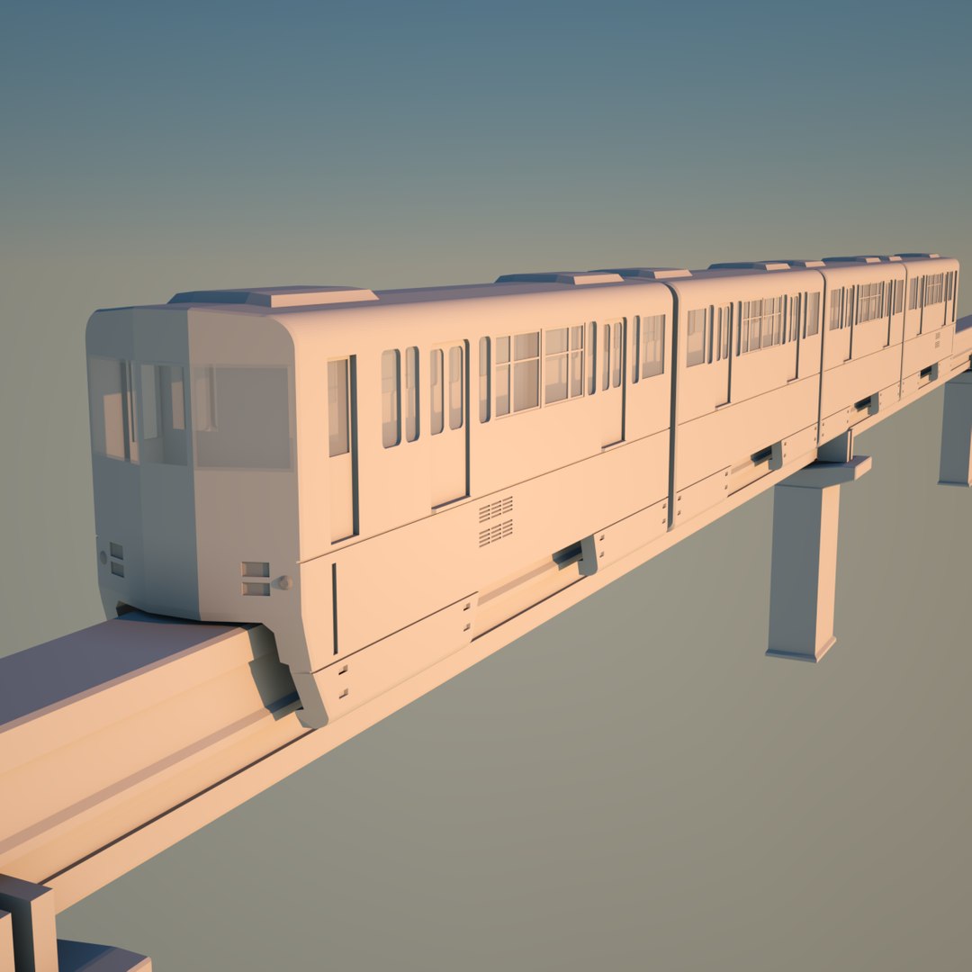 Monorail 4 3d C4d