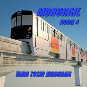 monorail 4 3d c4d