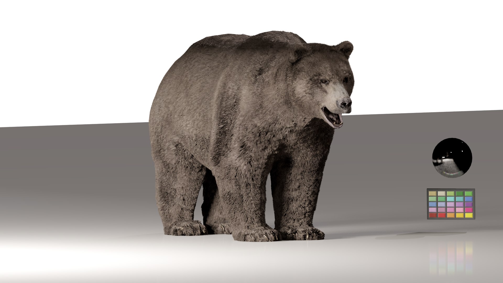 Bear - Rigged Blender 3d model | 3D model