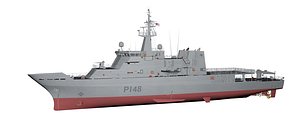 Protector Class Offshore Patrol Vessel - HMNZS Otago 3D