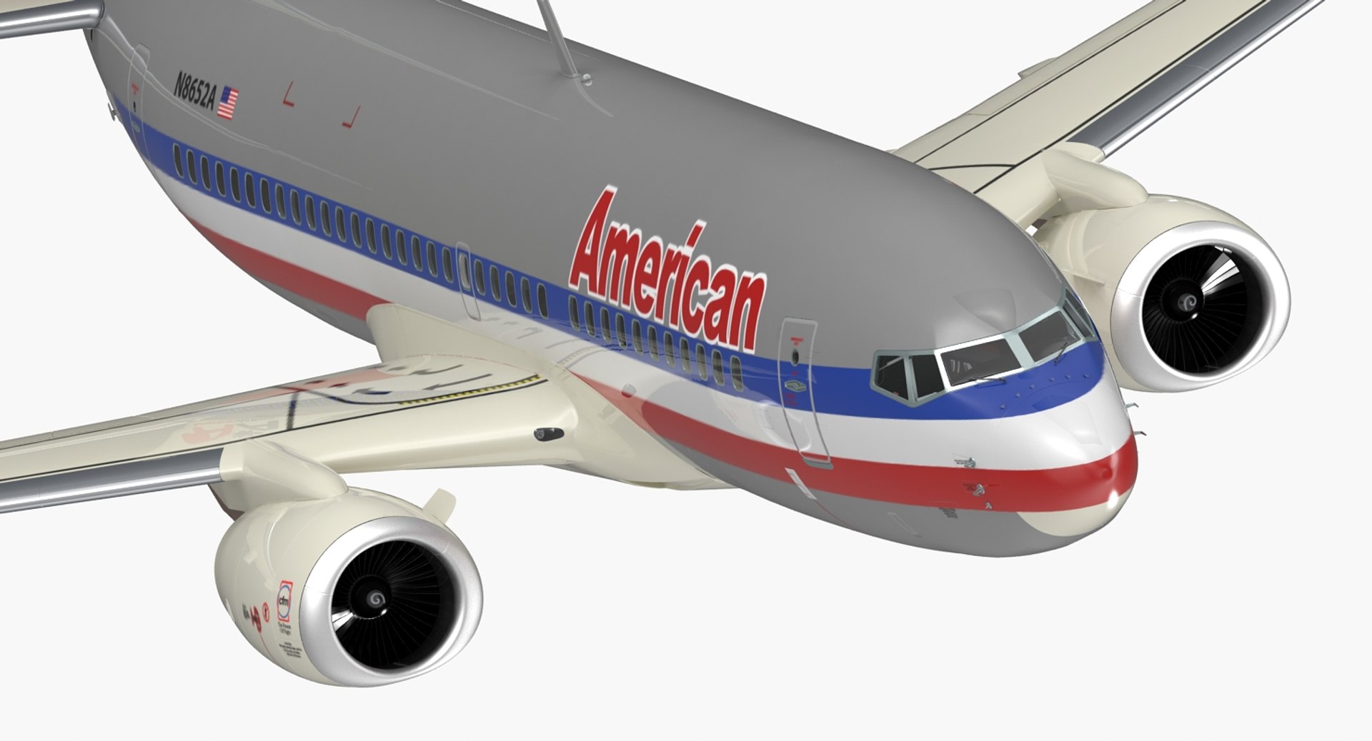 3D boeing 737-700 american airlines model - TurboSquid 1156471