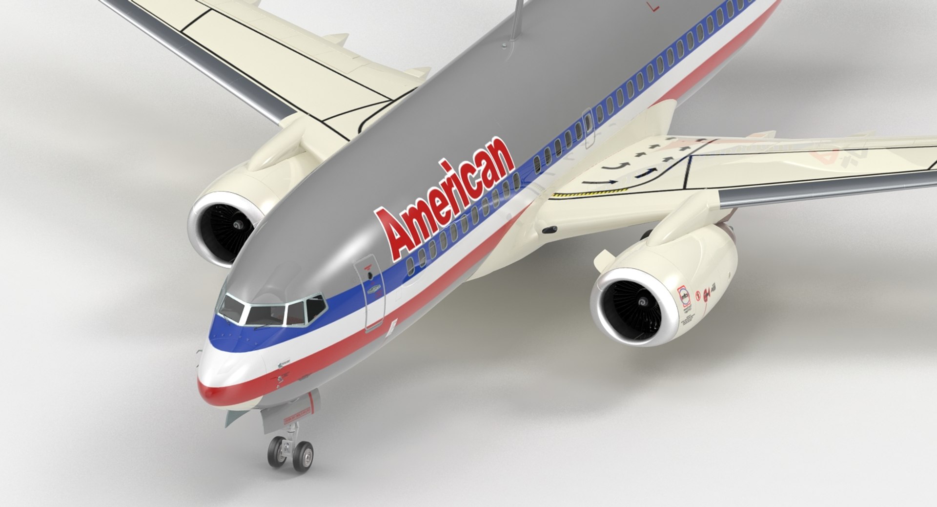 3D boeing 737-700 american airlines model - TurboSquid 1156471