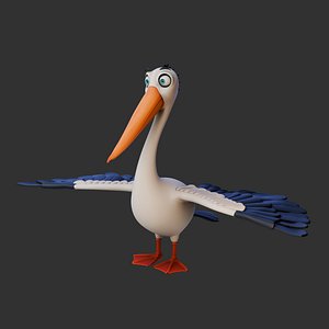 Pelican cartoon