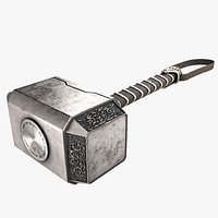 Mjolnir Hammer of Thor Rigged