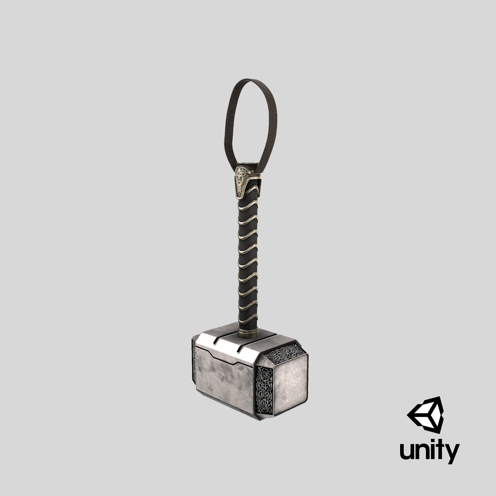 Mjolnir Hammer of Thor rigged(1) 3D model TurboSquid 1926652