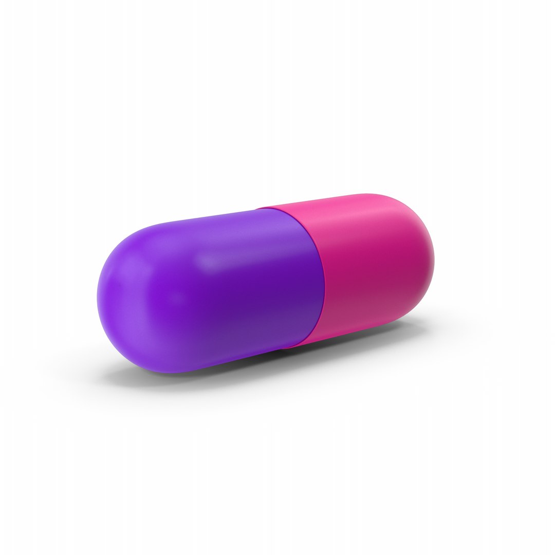 3D Pill Capsule Model - TurboSquid 1925297