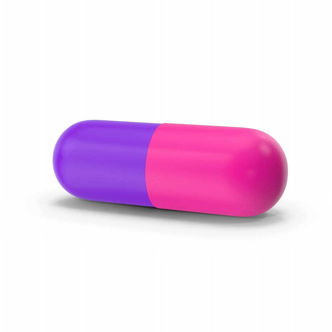 3D Pill Capsule Model - TurboSquid 1925297