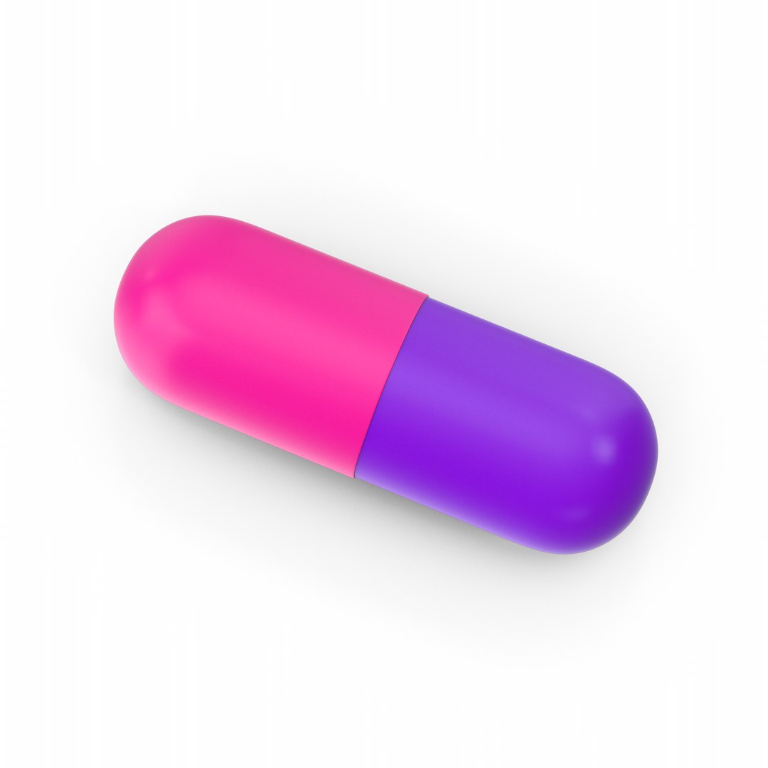 3D Pill Capsule Model - TurboSquid 1925297