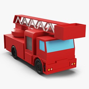 Cartoon Fire Truck 3D