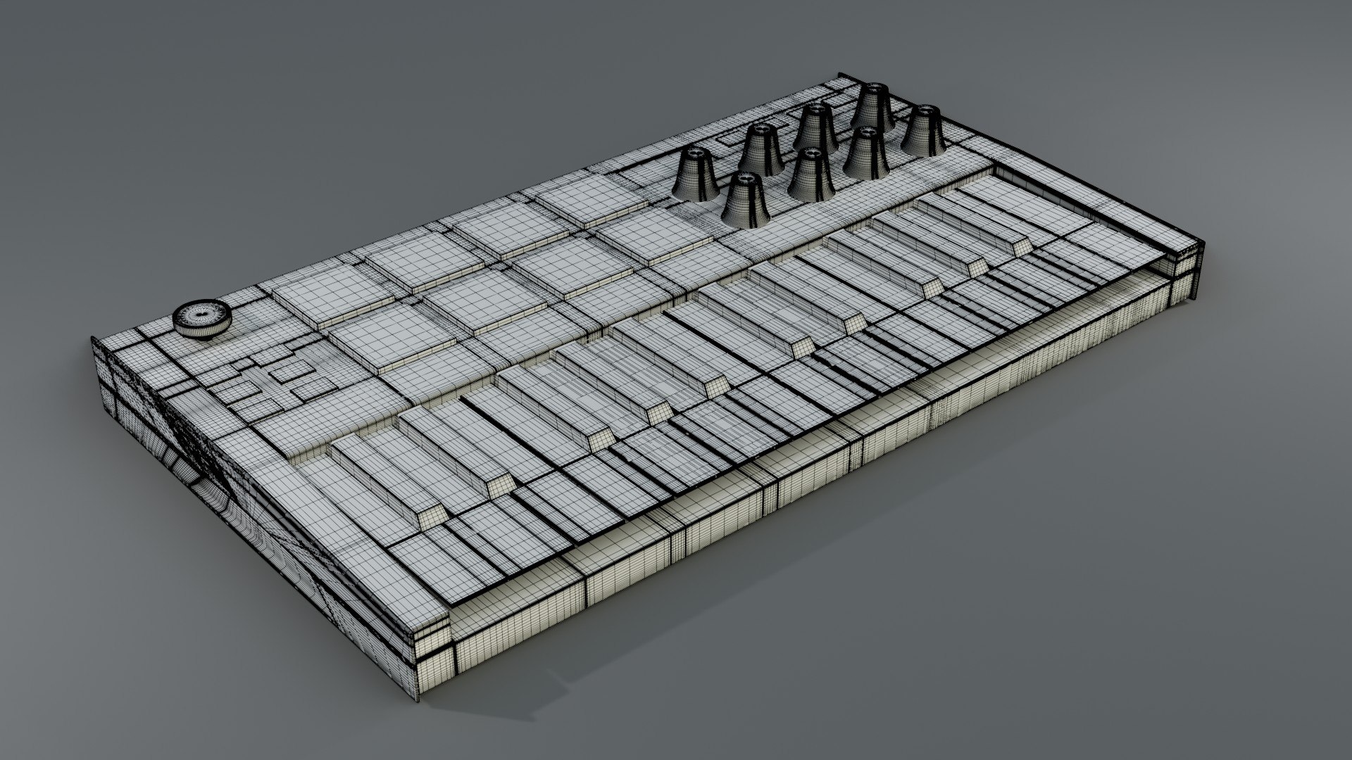 AKAI MPK Mini Piano 3D Model - TurboSquid 1727343