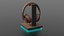 Cuffie wireless in legno con supporto