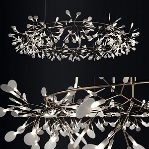 3D chandelier moooi heracleum big