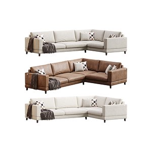 Corner sofa FP111 by Delavega 3D model