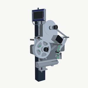 Roll Labeling Machine 3D model