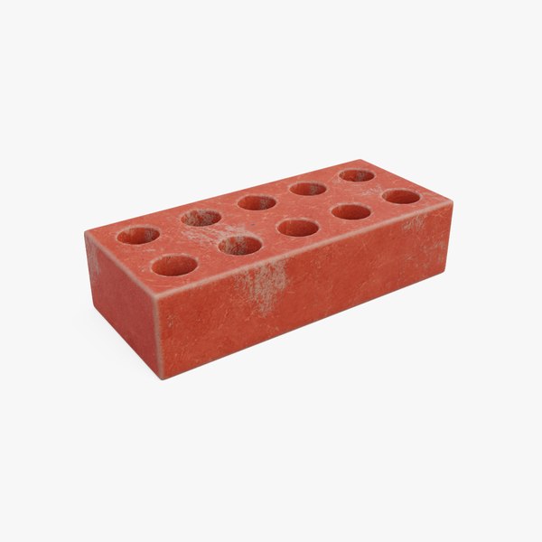 3D Red Brick 2 model