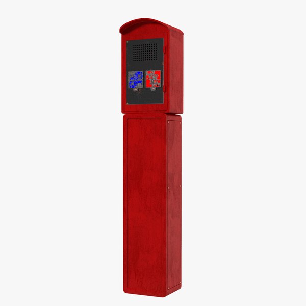 new york police box 3D