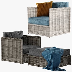Serena and Lily Pacifica armchair