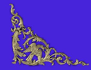 3D stucco molding model
