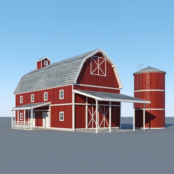 3d model farm stack realistic