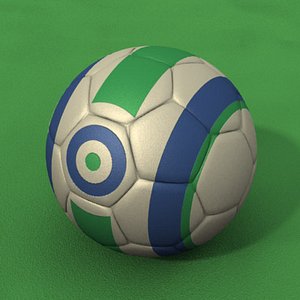 3D Soccer Ball Model