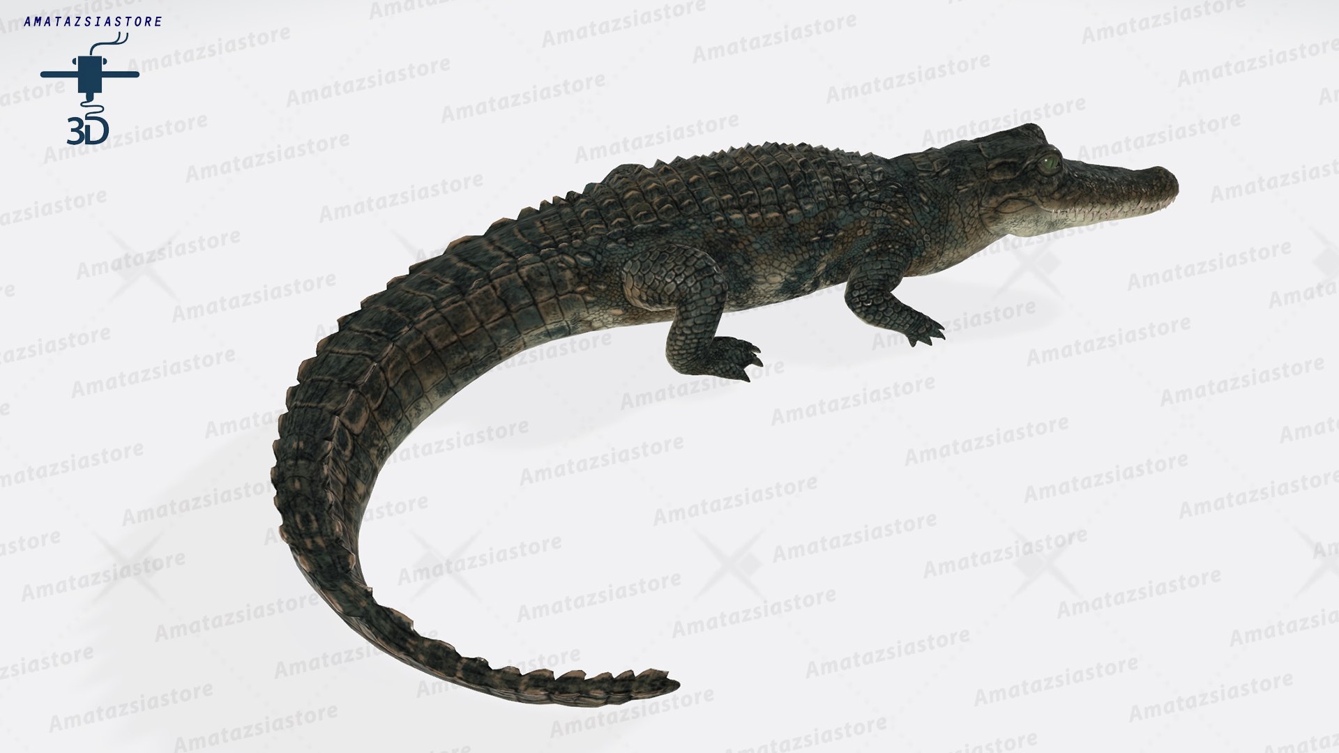 Alligator Sculpture 3D Model Ready To Print 3D Model - TurboSquid 2268547
