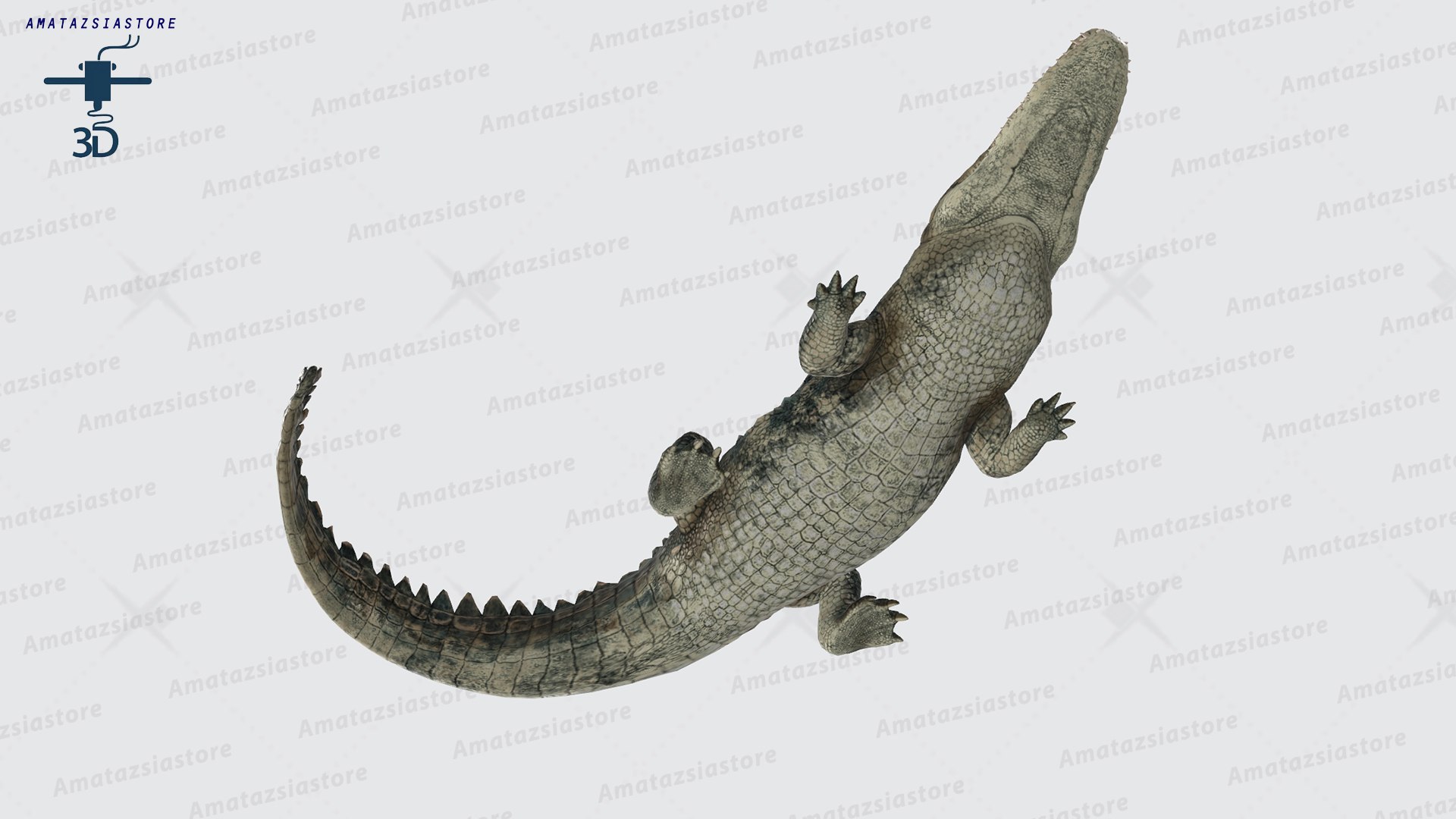 Alligator Sculpture 3D Model Ready To Print 3D Model - TurboSquid 2268547