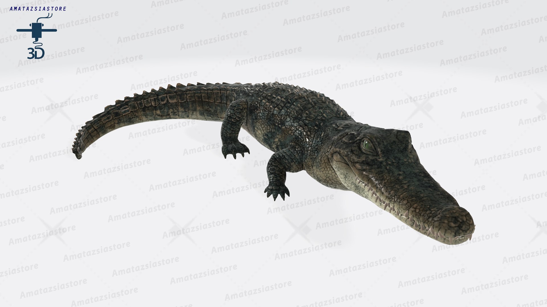 Alligator Sculpture 3D Model Ready To Print 3D Model - TurboSquid 2268547