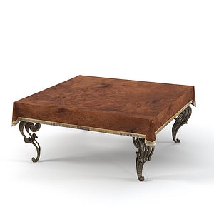 Jumbo rectangular table coffe classic cocktail