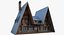 3D chalet model