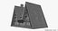 3D chalet model