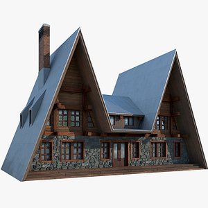 3D chalet model