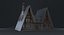 3D chalet model