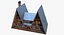 3D chalet model