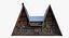 3D chalet model