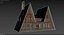 3D chalet model